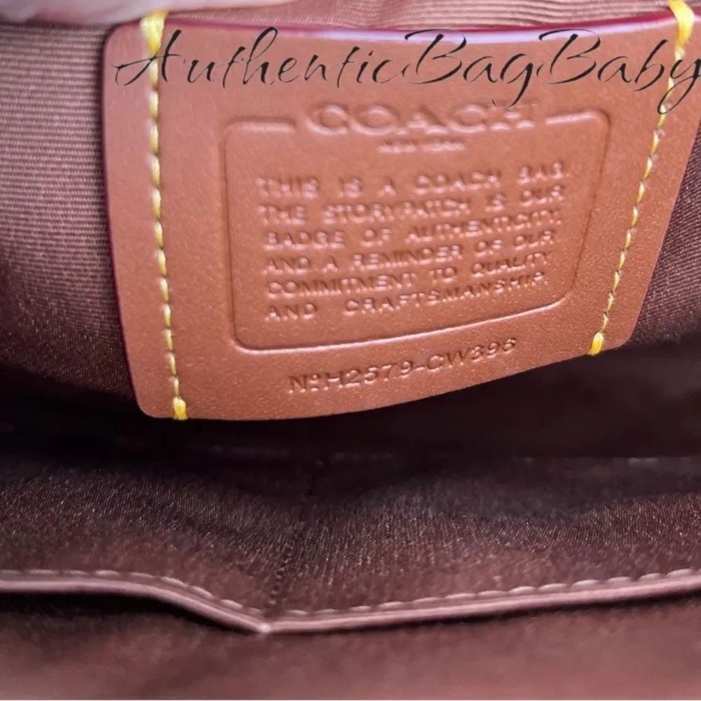 Coach Fiona Zip Tote Bag in Copper Metallic Purse - Picture 6 of 7